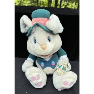 Vintage Easter Bunny Rabbit SPEEDY Gray 1989 Bobby Goldsboro Fairview With Tags!